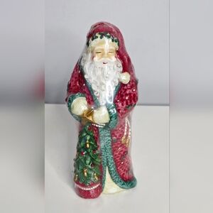 Vintage 8" Tall Santa Claus Wax Candle - New In Package